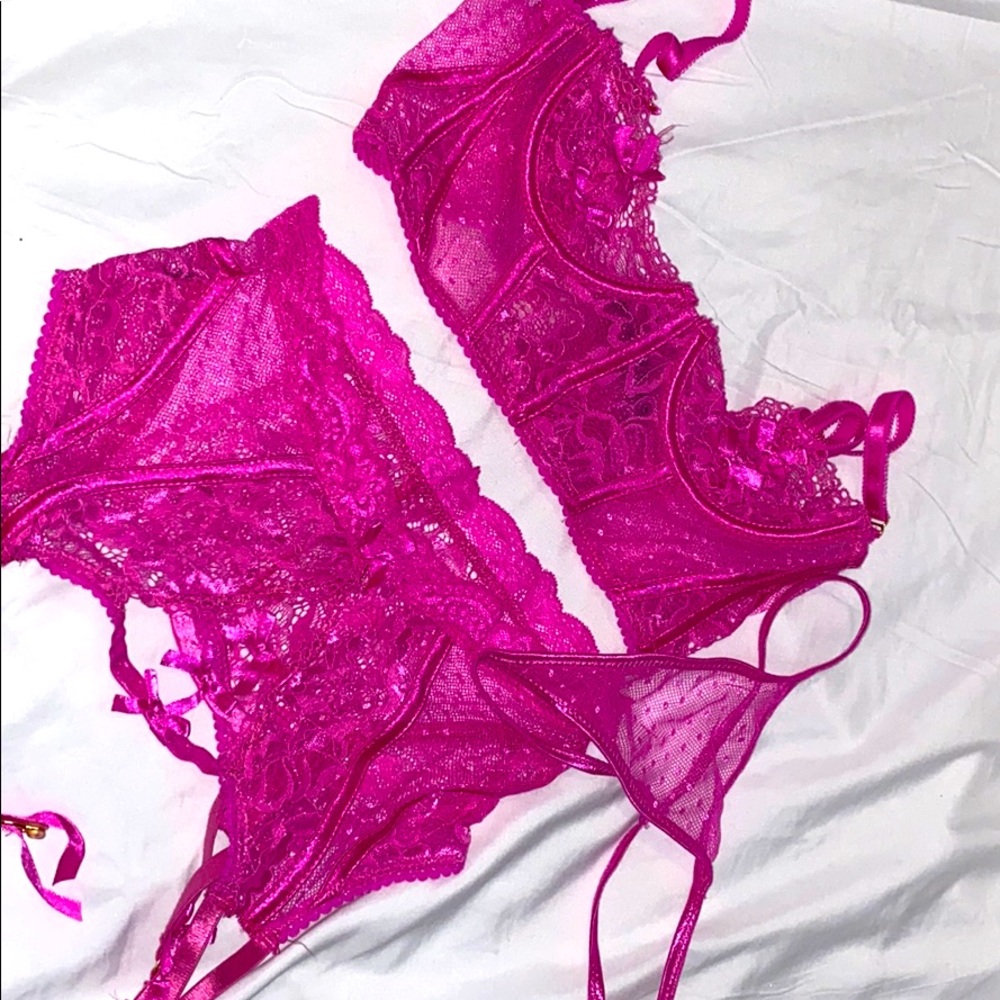 3 piece lingerie set